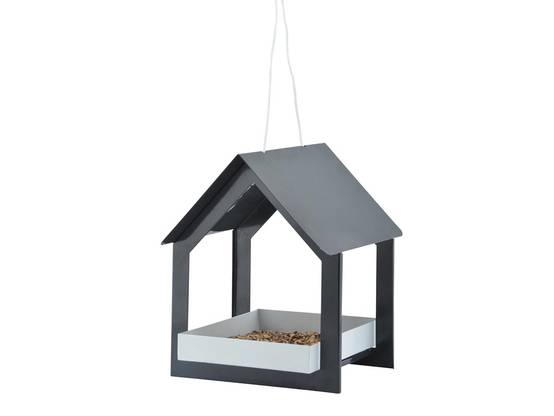 Esschert Design - Mangeoire suspendue anthracite/blanc - Esschert Design - Image 1
