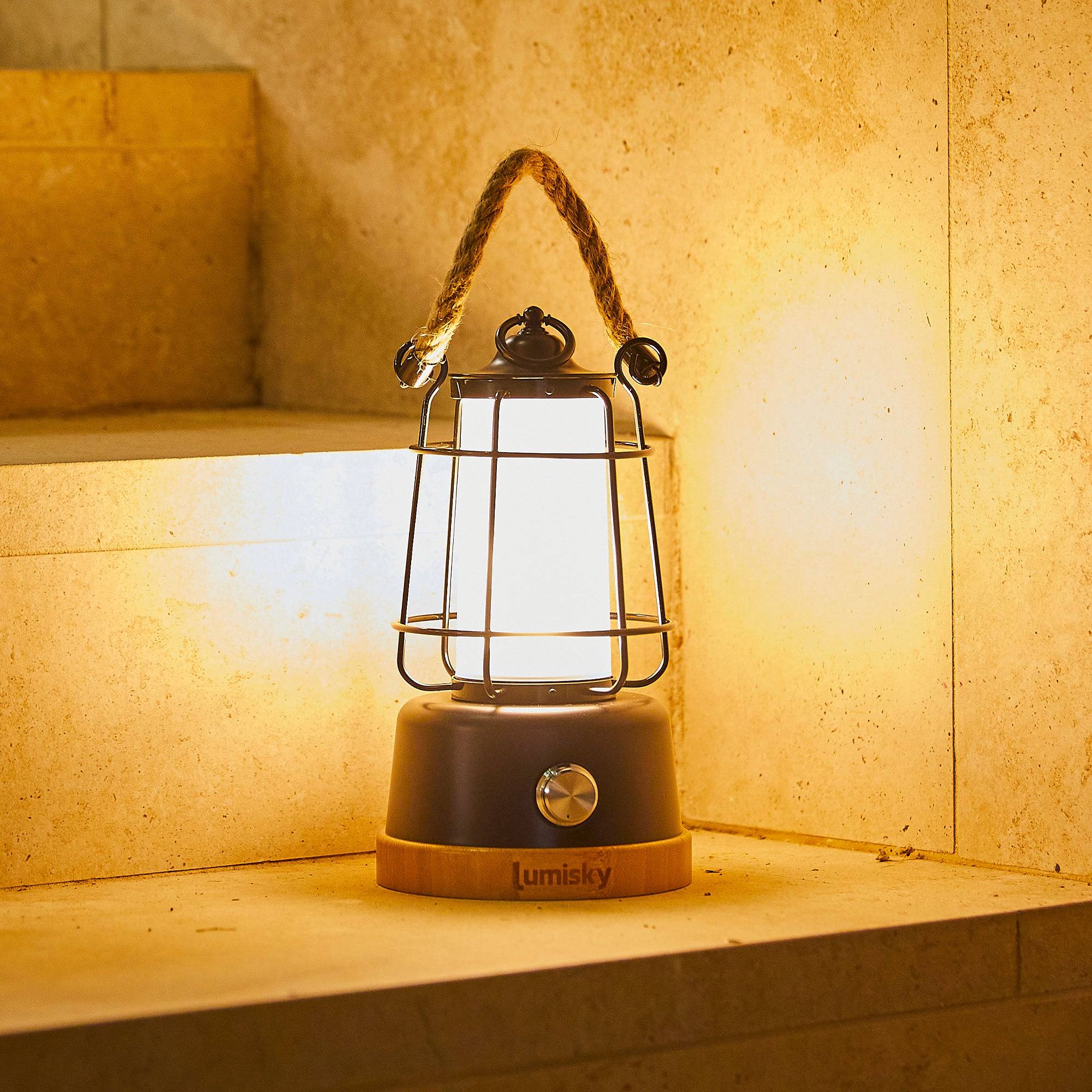 Lumisky - Lanterne sans fil LED WILDY H23cm - Imagen 2