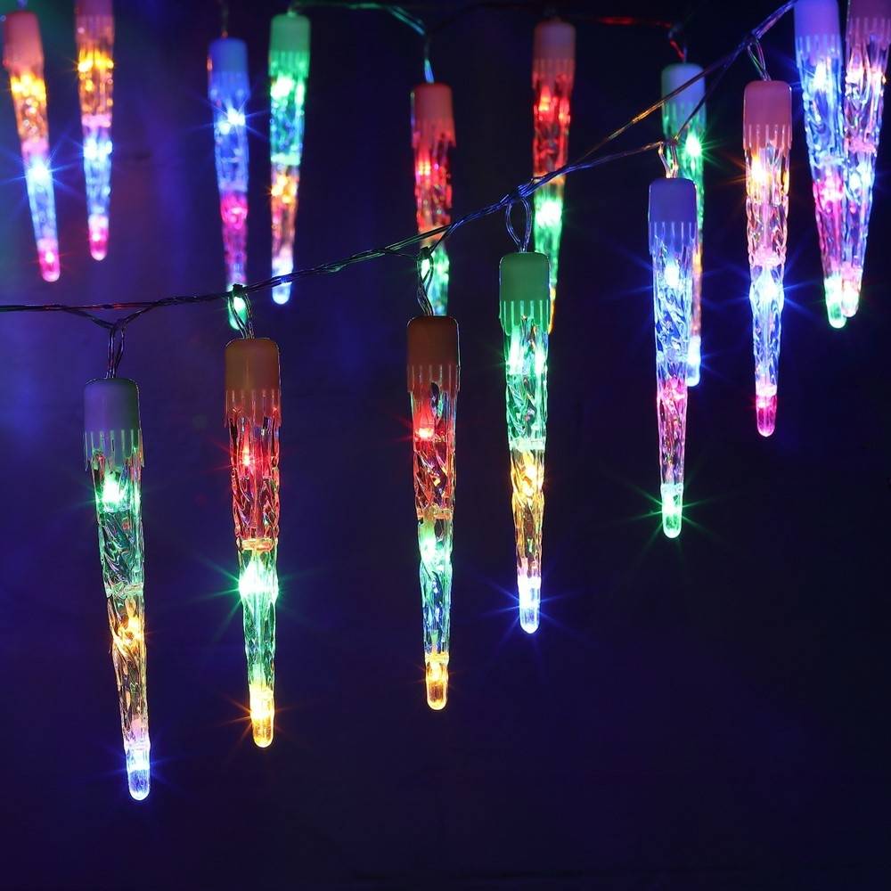Guirlande glaçon stalactite  Noir - Imagen 2