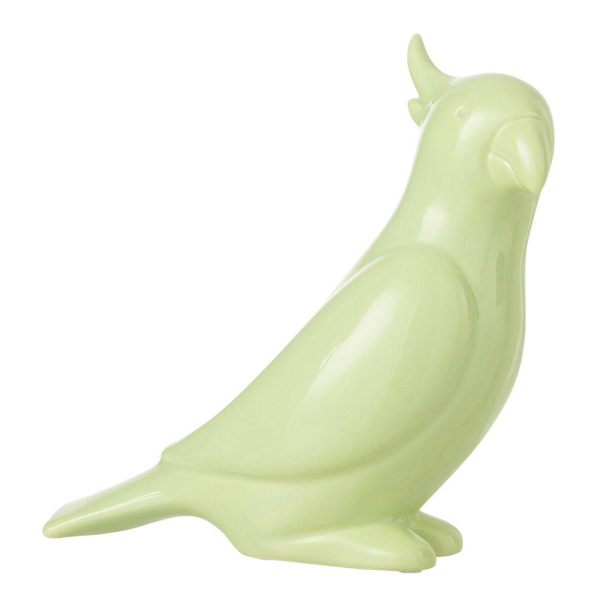 Statuette Déco "Perroquet" 24cm Vert