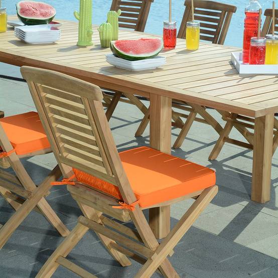 Salon de jardin teck massif Murcie, 10 places - TECK'Attitude - Image 3