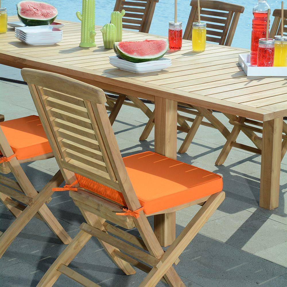 Salon de jardin teck massif Murcie, 10 places - TECK'Attitude - Image 3