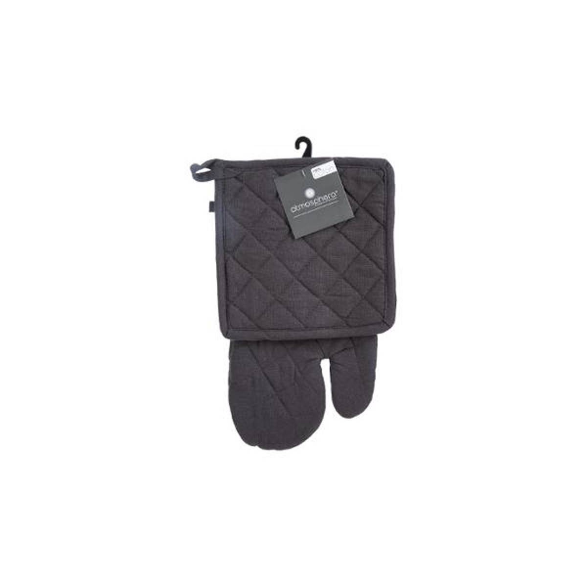 Gant & Manique de Cuisine "Coton" 33cm Gris Foncé - Image 2