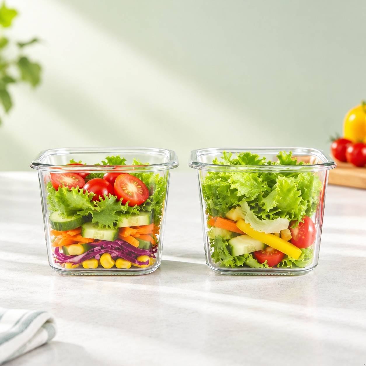 Lot de 4 Boîtes de Conservation en Verre Borosilicate 800 ml avec Couvercle Hermétique - Image 8