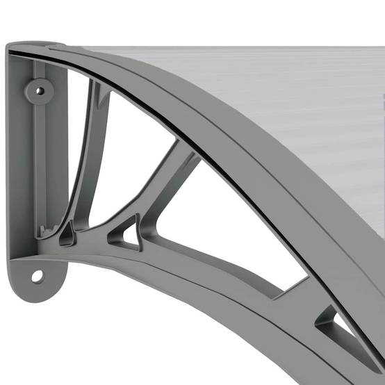 Maison Chic - Store banne | Auvent de porte Gris 150x75 cm Polycarbonate Maison Chic - Image 6
