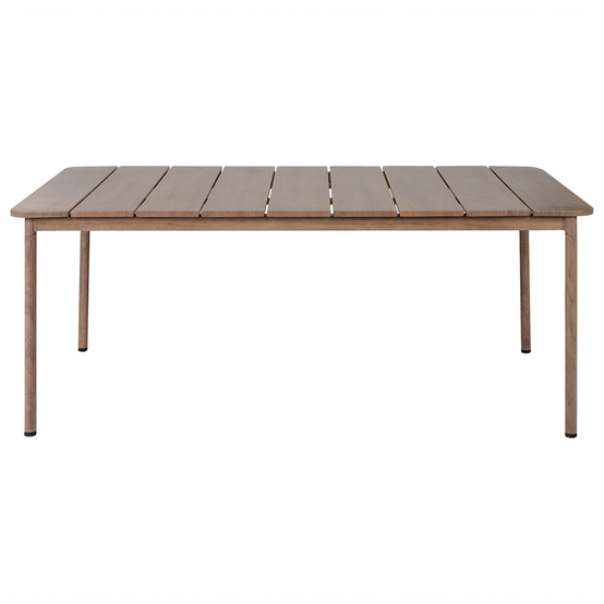 Table de repas Aluminium Marron FLAVIA - Beliani - Image 5
