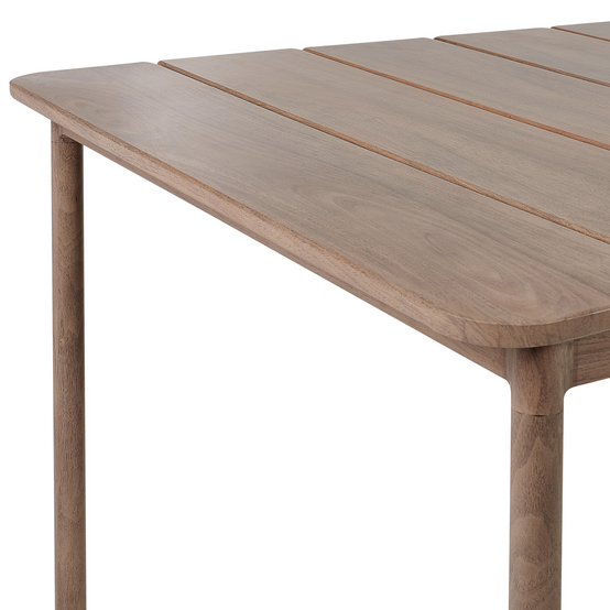 Table de repas Aluminium Marron FLAVIA - Beliani - Image 4