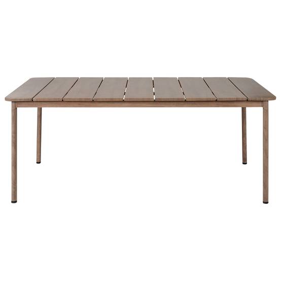 Table de repas Aluminium Marron FLAVIA - Beliani - Image 3