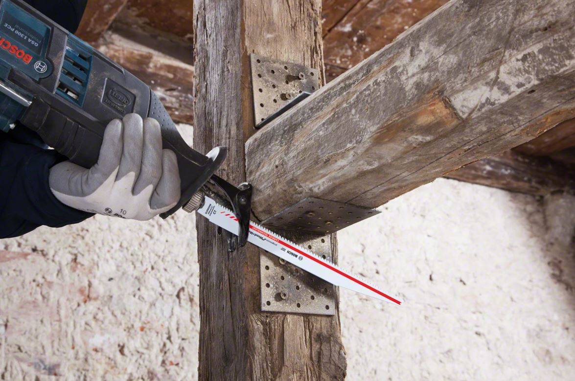 Bosch Professional - Lame de scie sabre carbure Expert 225 mm BOSCH pour bois et métal S1156XHM - 3 pièces - 2608900392 - Imagen 2