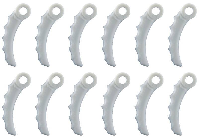 Makita - SET 12 COUTEAUX COURBES MAKITA 198426-9 SYNT. PR DEBROUSSAILLEUSE