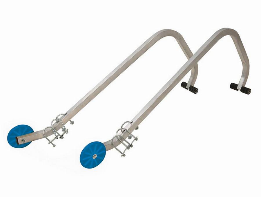 Paire de crochet de faîtage SILVERLINE pour échelle de toit - 1015 mm - 336094