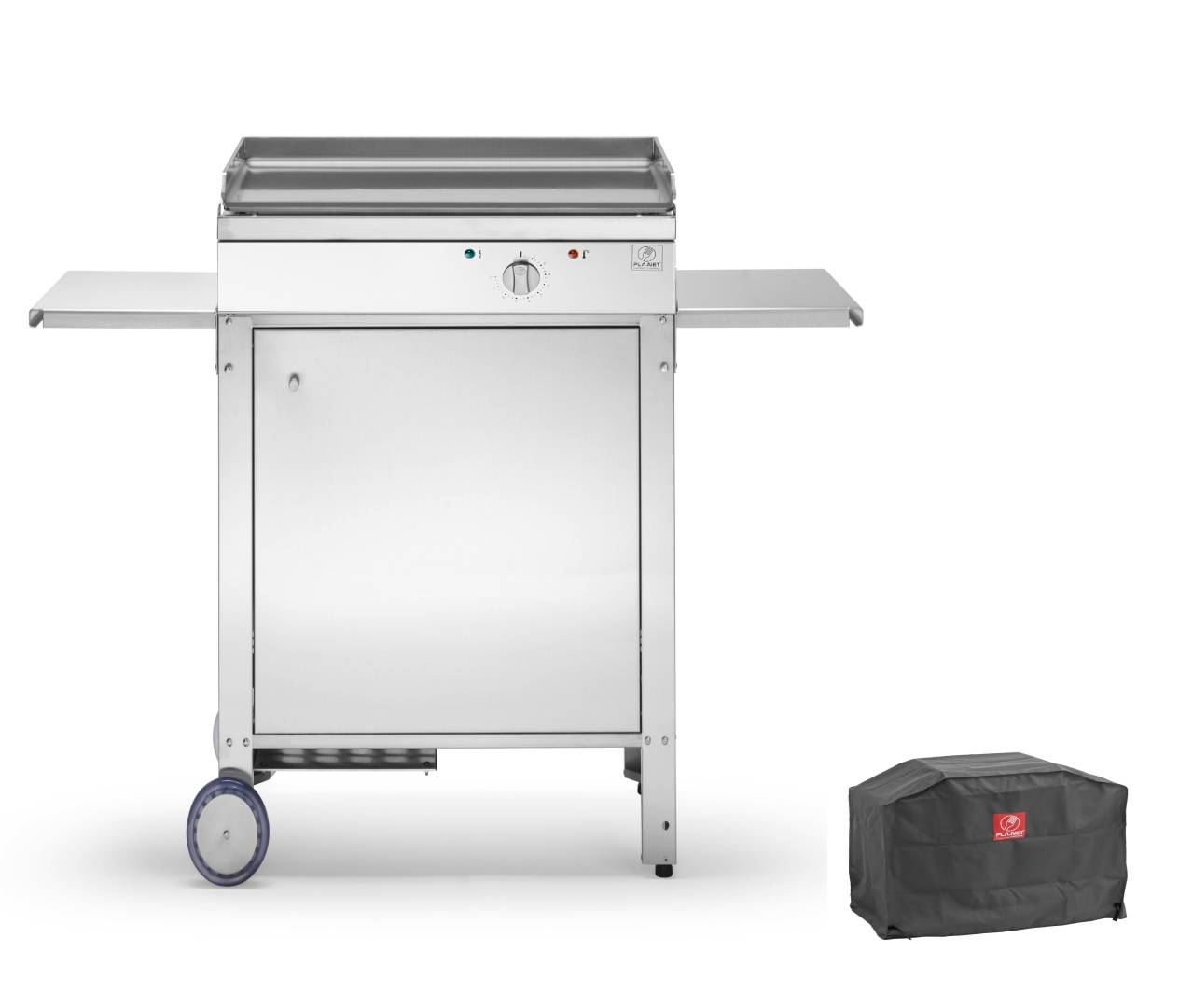 Plancha Planet - Plancha CHEF 55 ELEC - Lisse + Chariot Fermé + Housse PLANET - Image 1