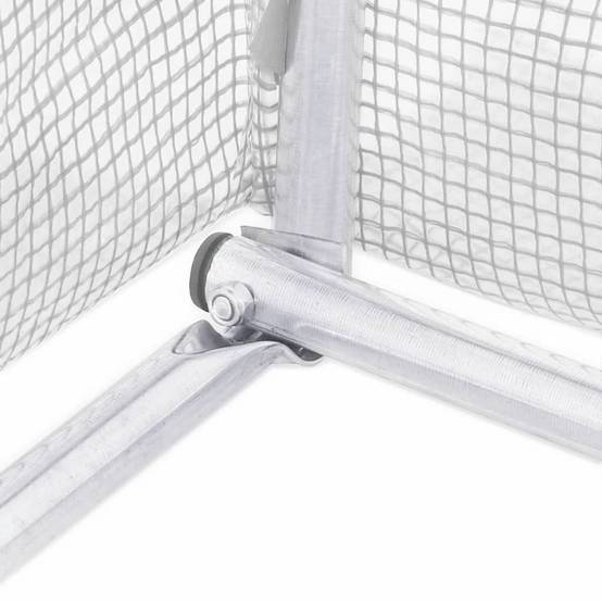 Serre Tunnel Jardin Acier Galvanisé 12m² Protection Cultures Blanc - ComfortXL Outdoor Living - Image 8