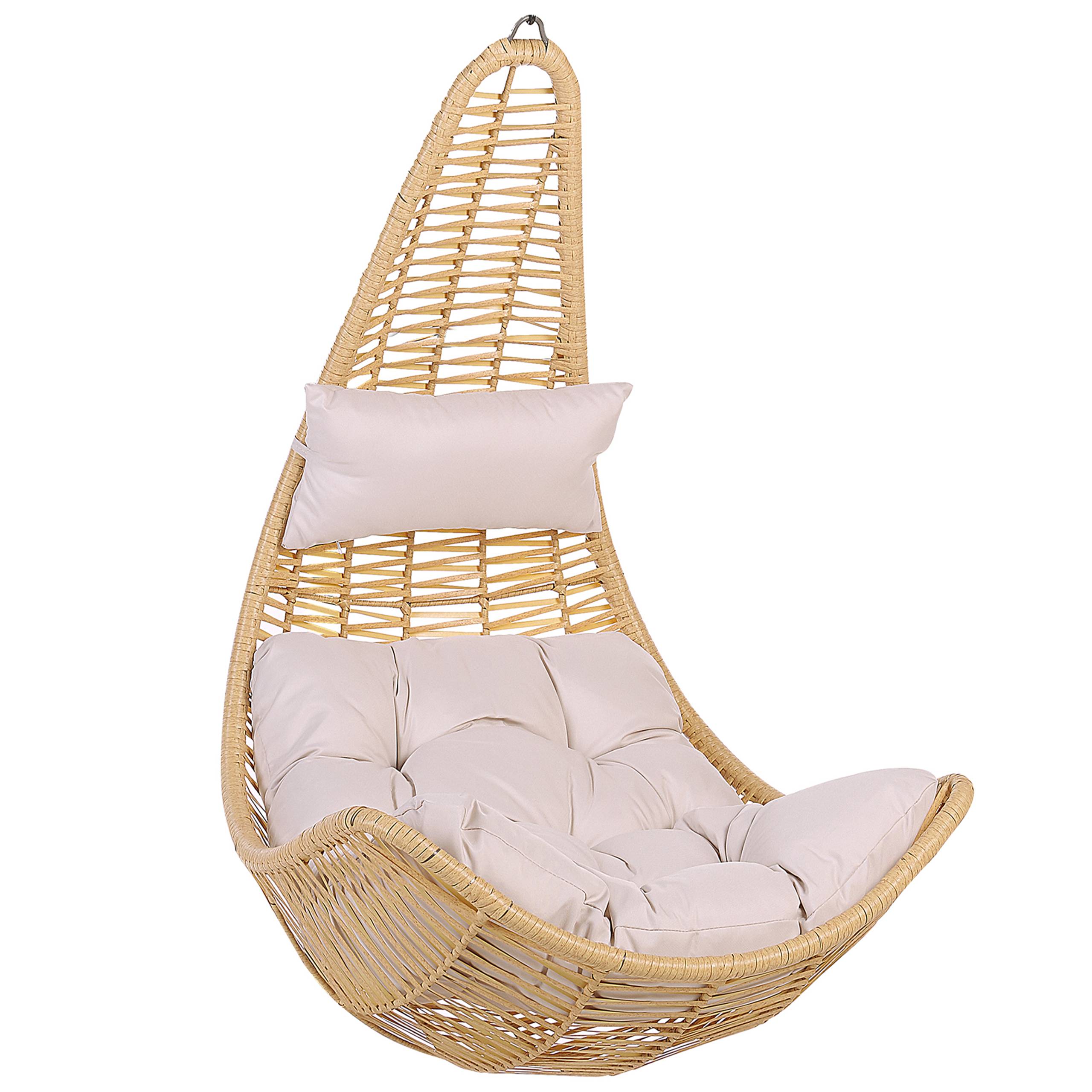Beliani - Chaise porte-à-faux Polyrotin Naturel ATRI II - Beliani - Imagen 2