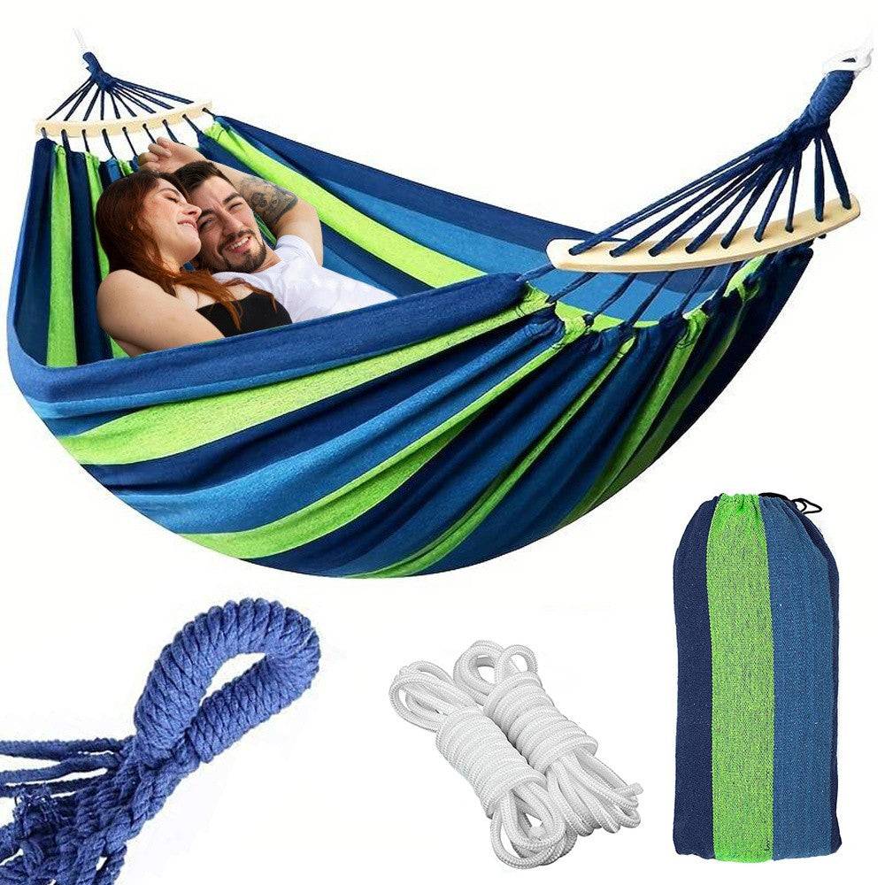 hamac de jardin brésilien 2 personnes xxl  270x160 cm - Image 1
