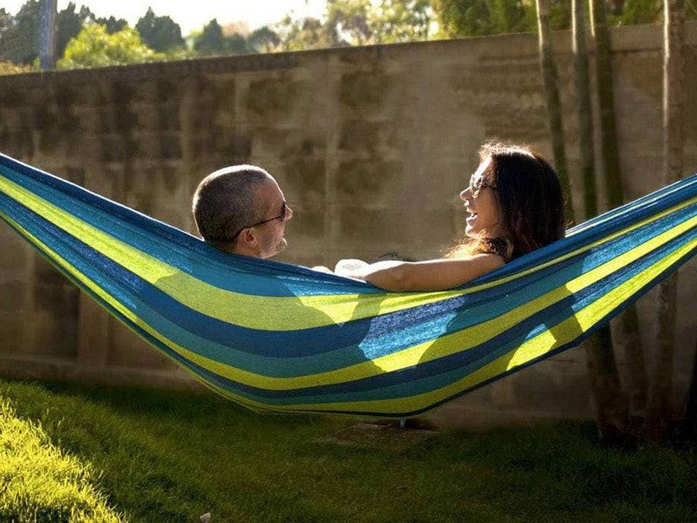 hamac de jardin brésilien 2 personnes xxl  270x160 cm - Image 6