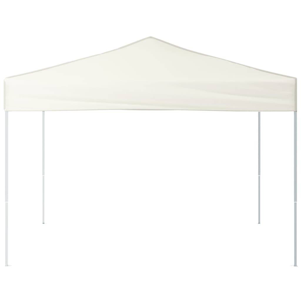 ComfortXL - Tente de Réception Pliante Acier Abri de Jardin Protection Solaire pour Fête Crème 3x3 m – ComfortXL Outdoor Living - Image 3