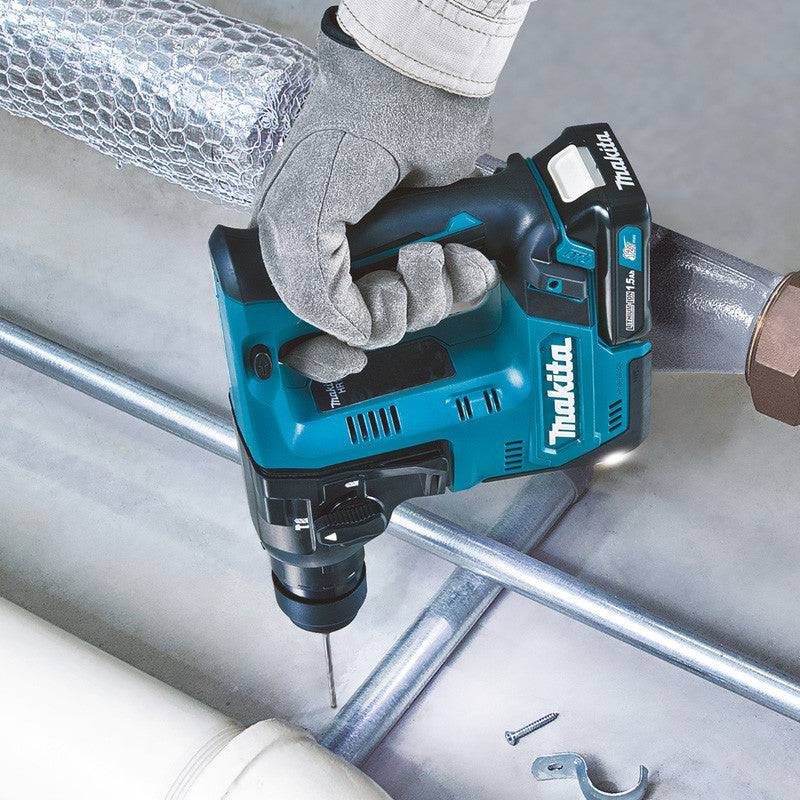 Makita - Perforateur SDS-Plus 12 V CXT 14 mm - MAKITA - 2 batteries 4Ah - chargeur, MAKPAC - HR140DSMJ - Imagen 3