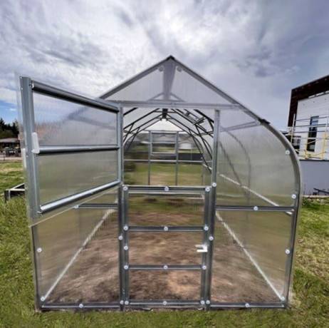 Serre KLASIKA*DROP 30m2, 2,5m x 12m, 4 mm avec revêtement en polycarbonate - Image 6