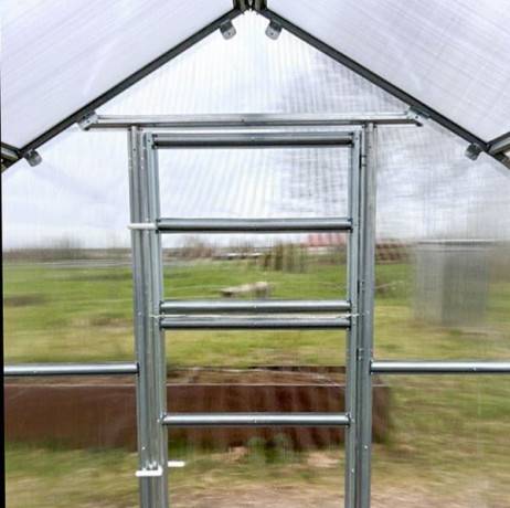 Serre KLASIKA*DROP 30m2, 2,5m x 12m, 4 mm avec revêtement en polycarbonate - Image 7