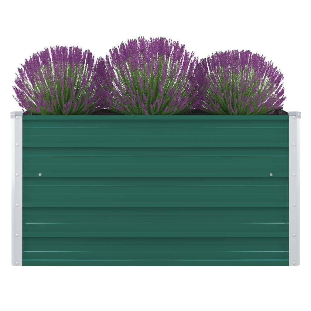 Prolenta Premium - Jardinière acier vert 100 x 100 x 45 cm - Prolenta premium p331.0 - Image 2