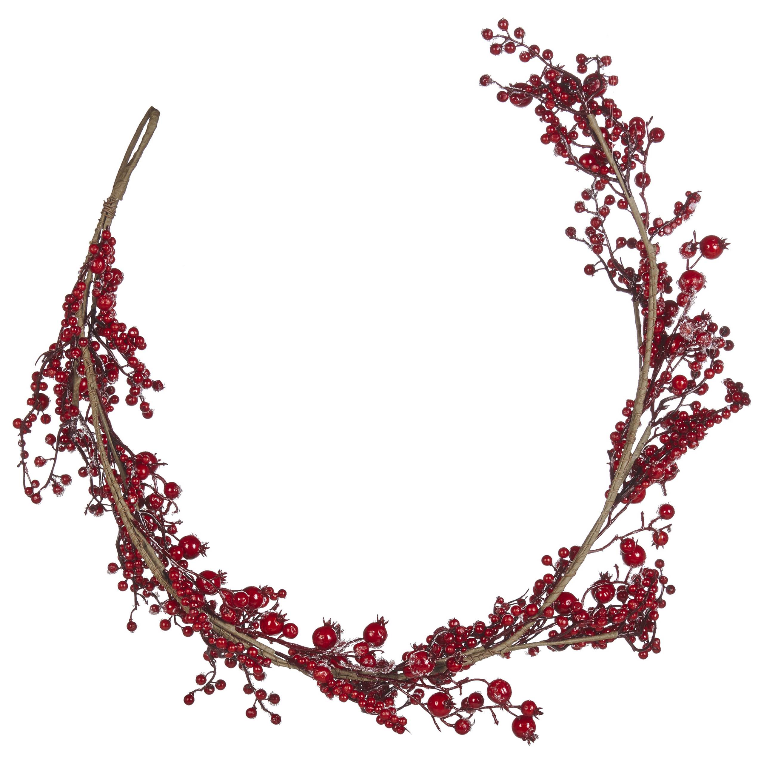 Beliani - Guirlande de Noël Matière synthétique Rouge TARIFA - Beliani - Imagen 1