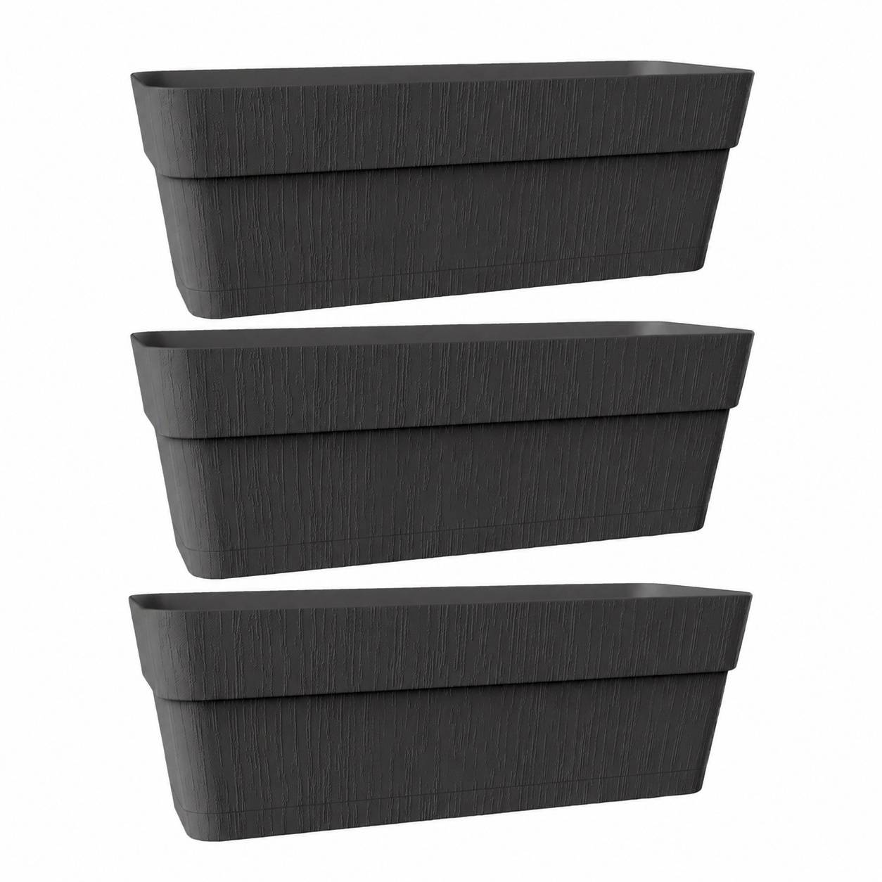 Lot de 3 Cachets Plastique Résistants Arrosage Automatique pour Balcon Fenêtre Plantes Herbes - Image 1