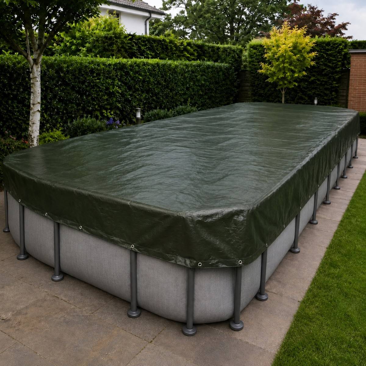 Vito - Bâche de protection 6 x 10 m Bache à oeillets Etanche Protection Anti UV VITO - Imagen 5