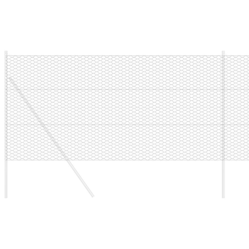 Clôture hexagonale PVC Gris 10 x 0.5 m, Poids :1.1kg - PANGIVO - Image 3