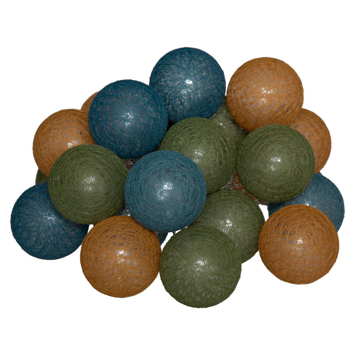 Atmosphera - Guirlande Led Secteur 20 Boules Assortiments D 6 Box - Atmosphera Créateur d'intérieur