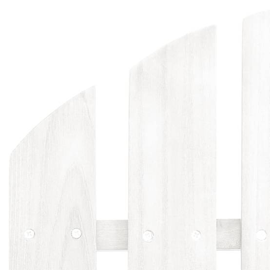 Chaise de jardin - Chaise d'extérieur - Fauteuil d'extérieur Adirondack avec pouf et table Sapin Blanc - MEUBLE PRO - Image 10