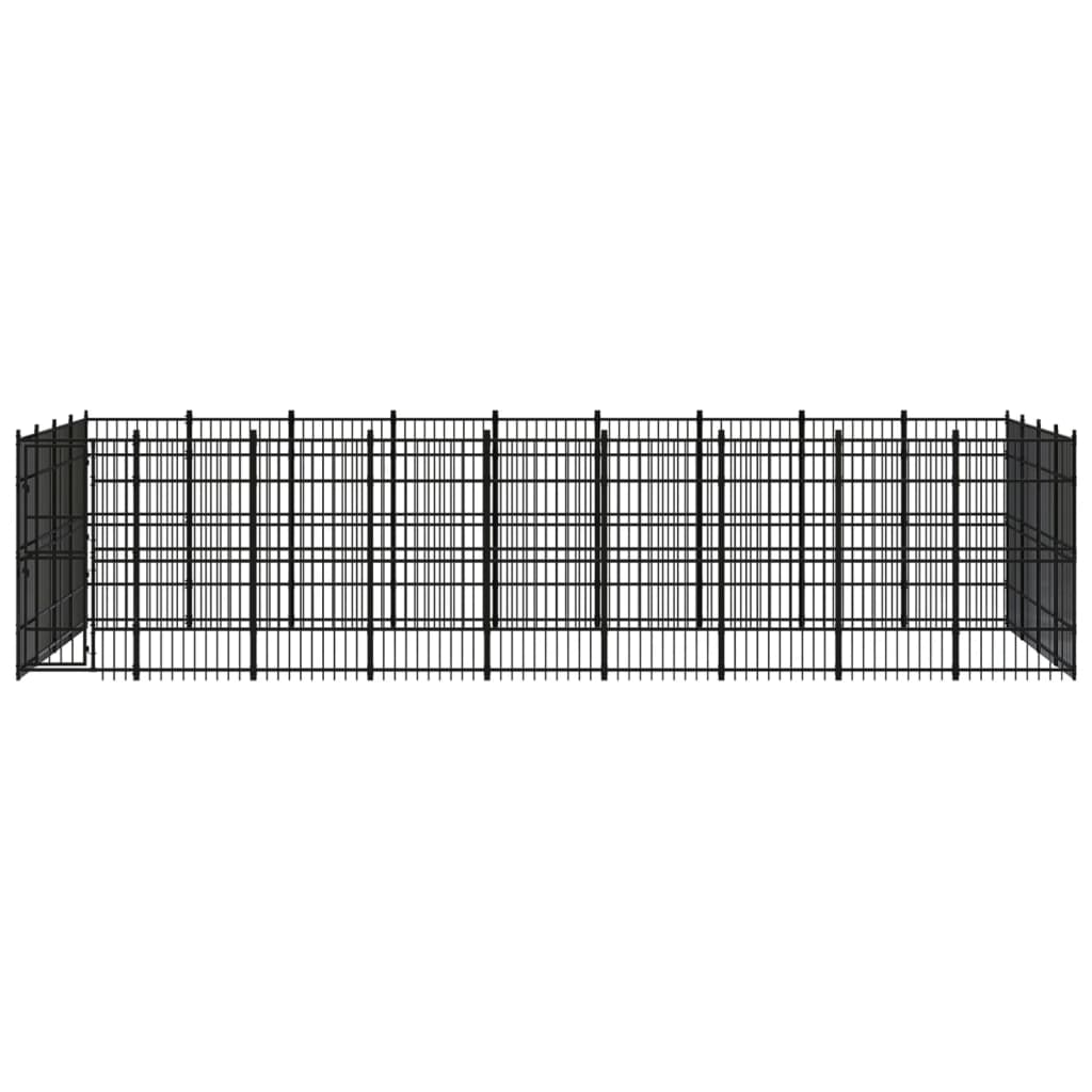Vidaxl - Chenil D'Extérieur Pour Chiens Acier 33,18 M² - vidaXL - Imagen 1