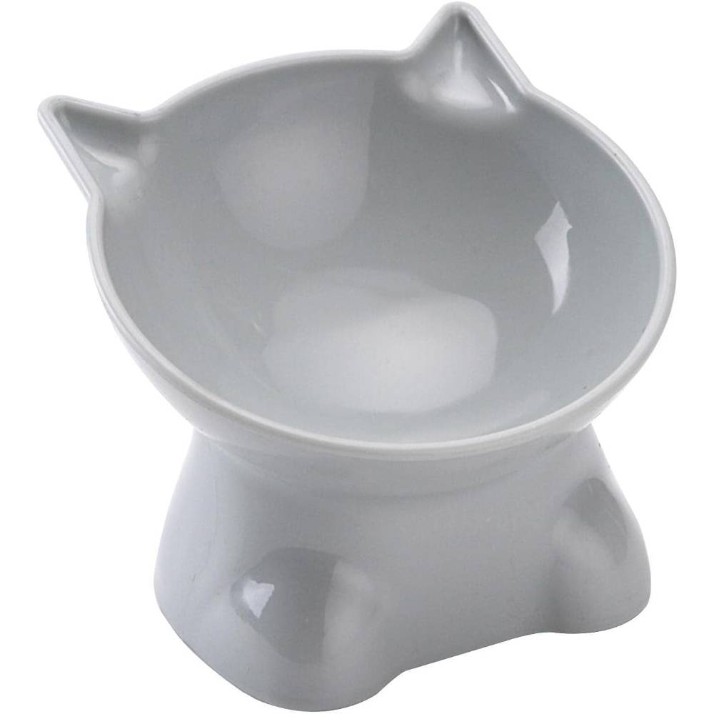 IntiMeg - Gamelle surélevée pour chat(Blanc) - IntiMeg - Image 2