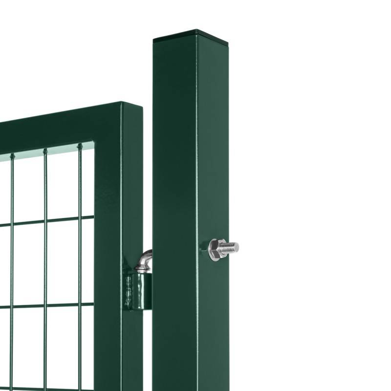 Portillon grillagé en acier galvanisé maille 100 x 50 L 1m20 x 2m00 Vert - Easy Clôture - Imagen 3
