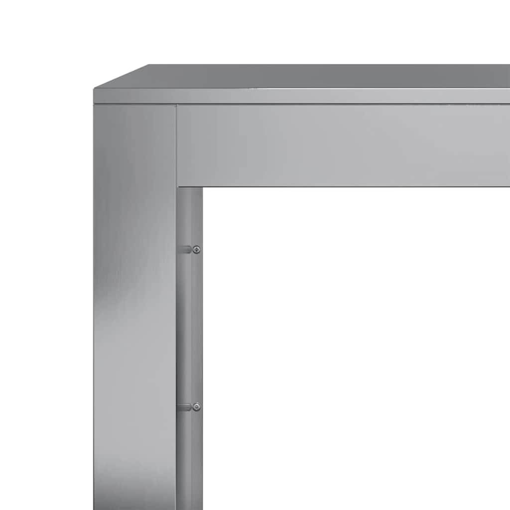 Range-bûches acier galvanisé anti-rouille pour bois de chauffage 100x80 cm – ComfortXL Outdoor Living - Image 7