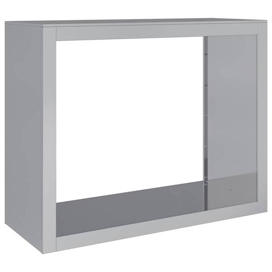 Range-bûches acier galvanisé anti-rouille pour bois de chauffage 100x80 cm – ComfortXL Outdoor Living - Image 6