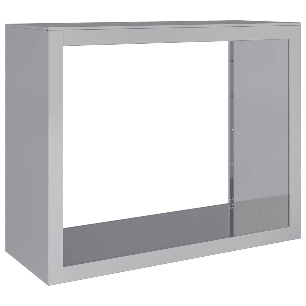 Range-bûches acier galvanisé anti-rouille pour bois de chauffage 100x80 cm – ComfortXL Outdoor Living - Image 6
