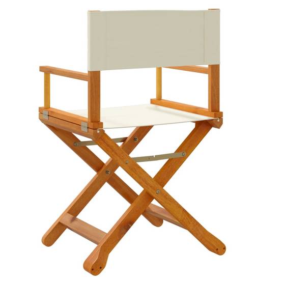 Lot de 4 Chaises de jardin pliables - Chaises d'extérieur - Chaise pliante de jardin blanc crème tissu - Image 6