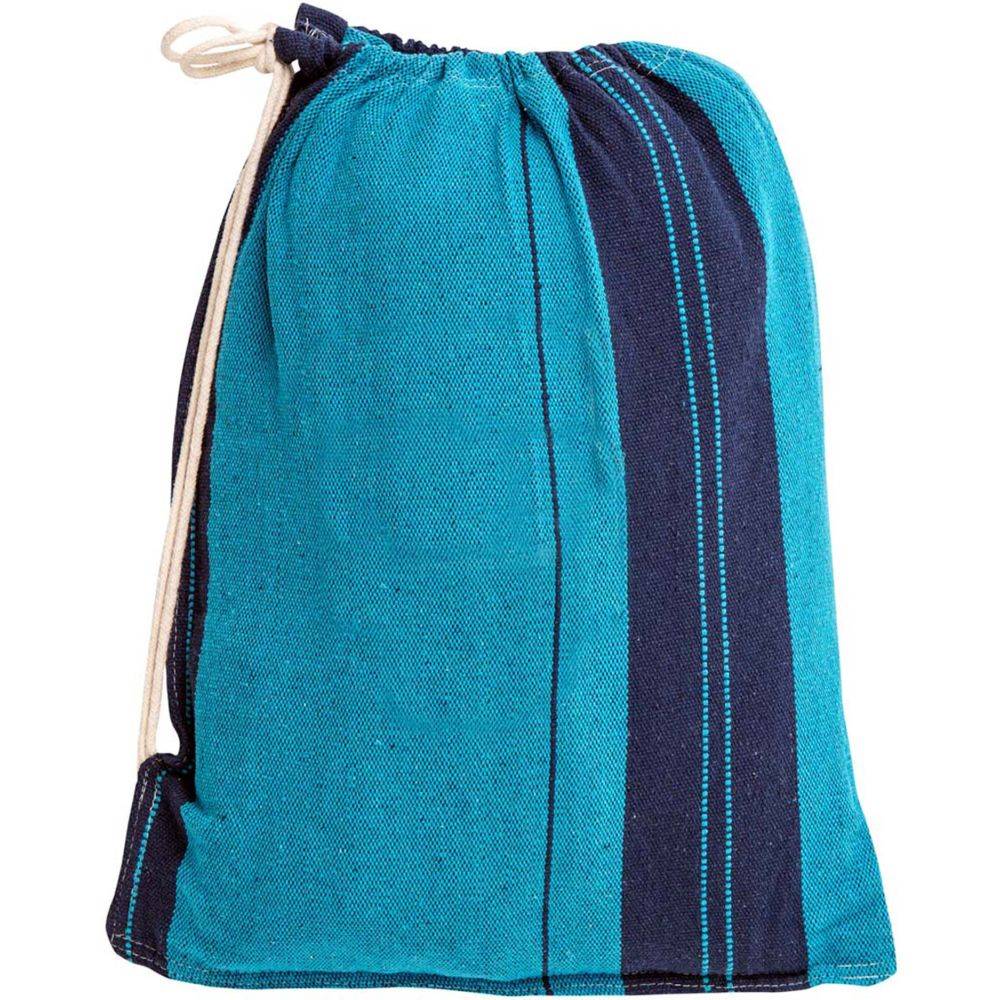 Amazonas - Hamac artisanal en coton Santana Bleu Amazonas - Imagen 4