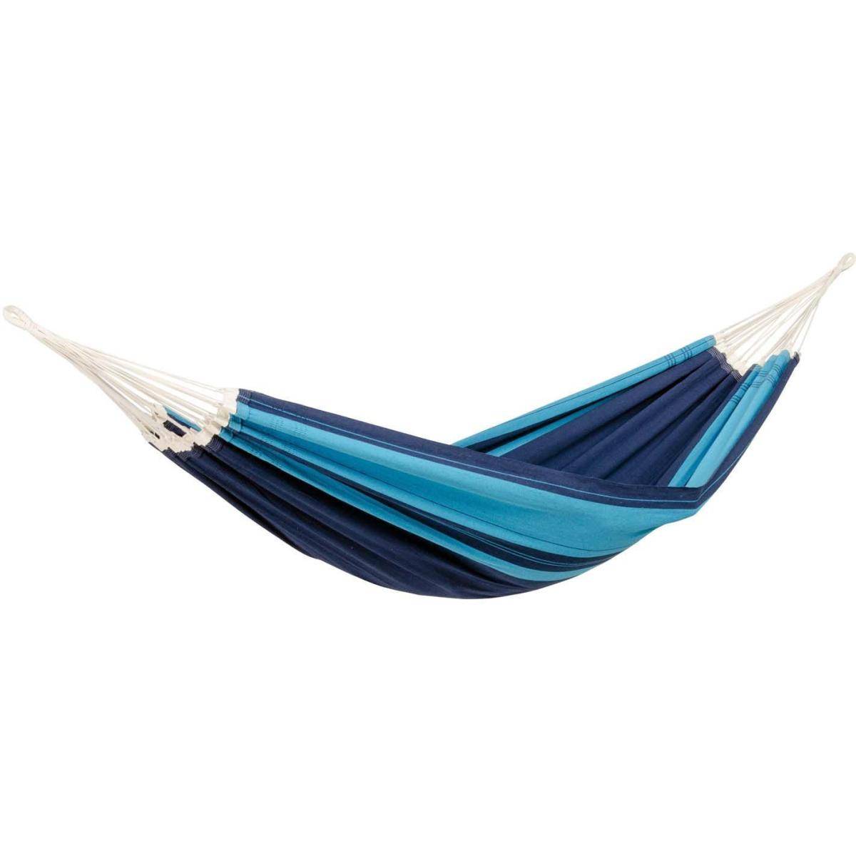 Amazonas - Hamac artisanal en coton Santana Bleu Amazonas - Imagen 1