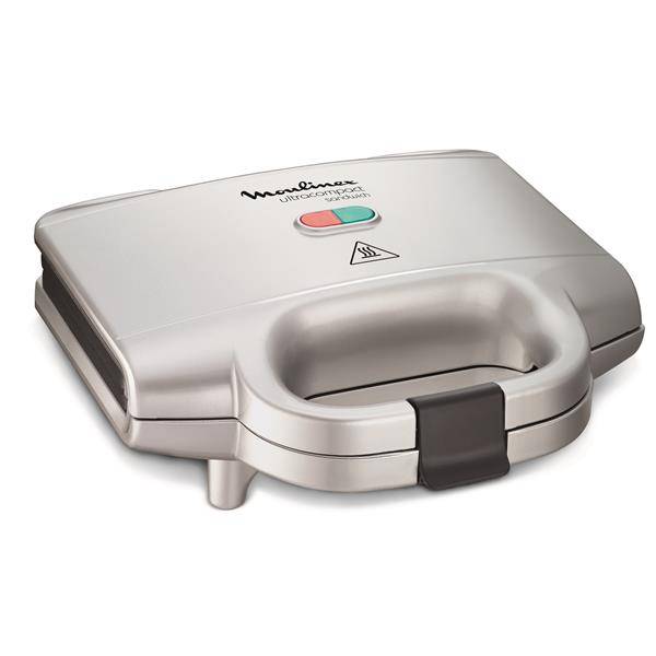 Moulinex - Grill viandes et panini 700w silver SM156140 Moulinex - Image 1