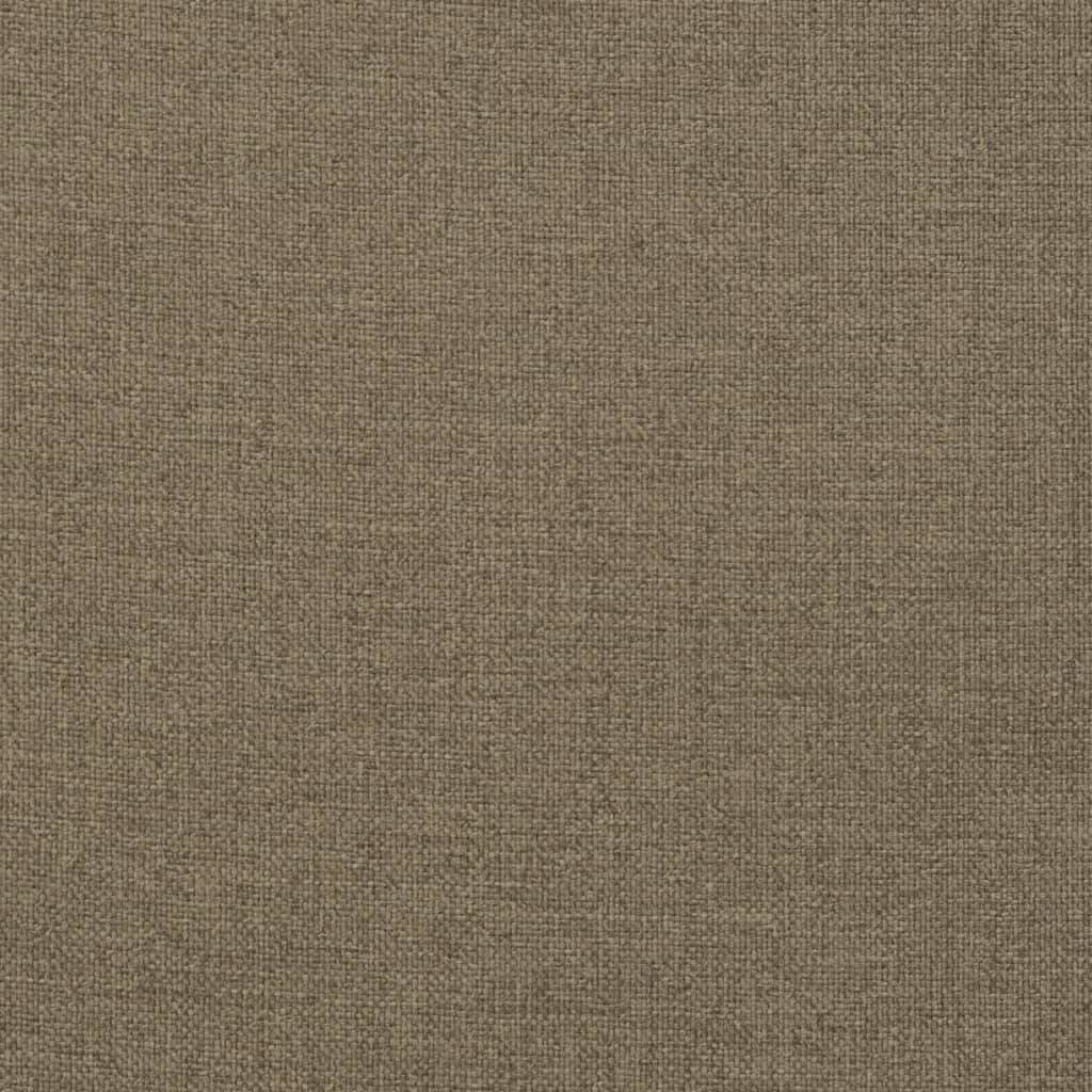 Coussins de chaise à dossier haut polyester taupe mélangé 120 x 50 x 4 cm, poids:5.15kg - PANGIVO - Image 8