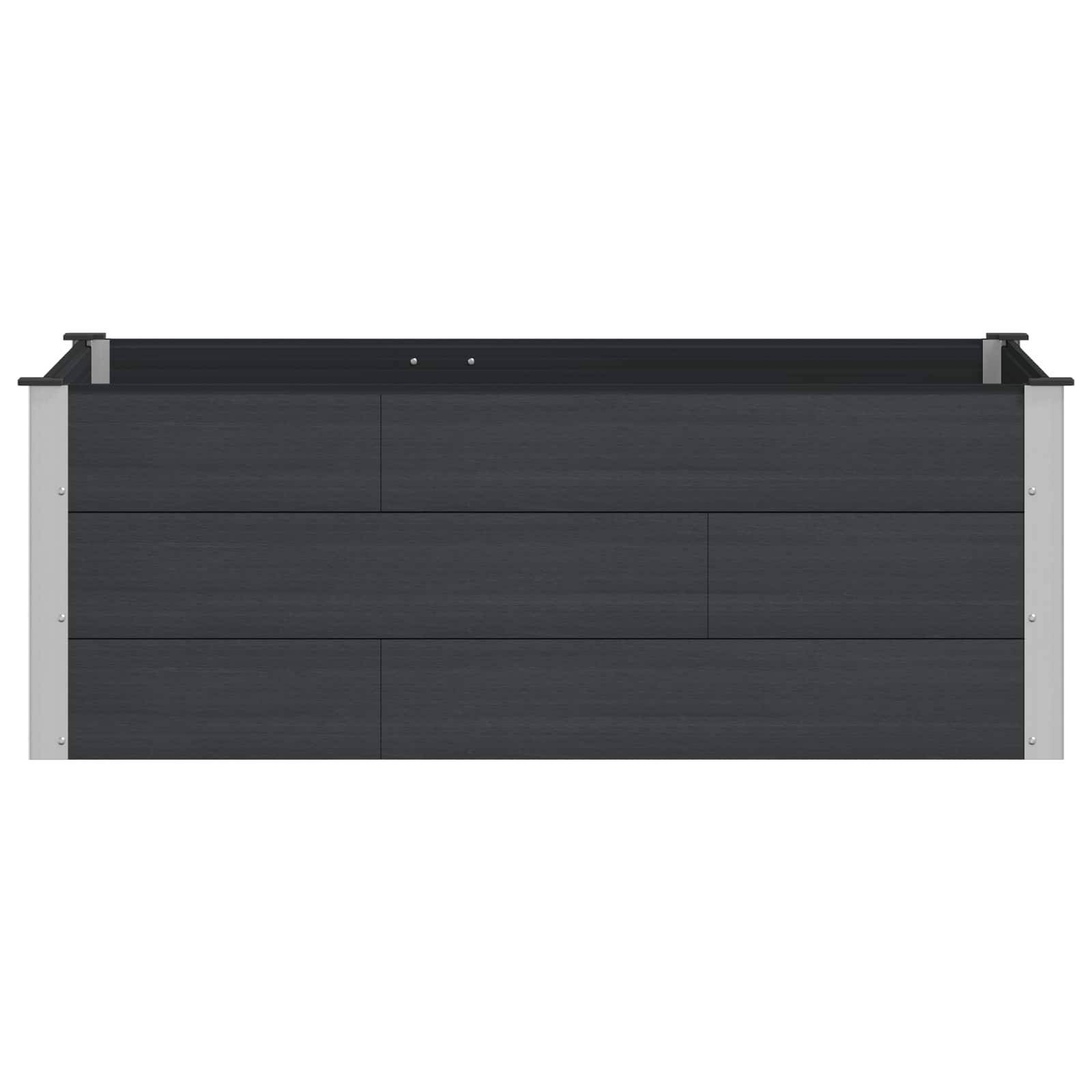 Prolenta Premium - Jardinière aluminium noir 150 x 100 x 54 cm - Prolenta premium p3170.6 - Image 3