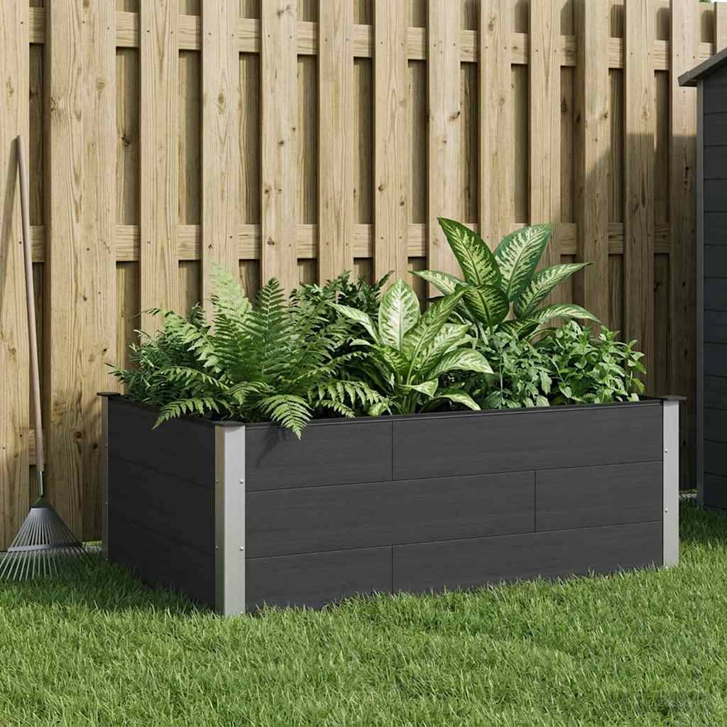 Prolenta Premium - Jardinière aluminium noir 150 x 100 x 54 cm - Prolenta premium p3170.6 - Image 1