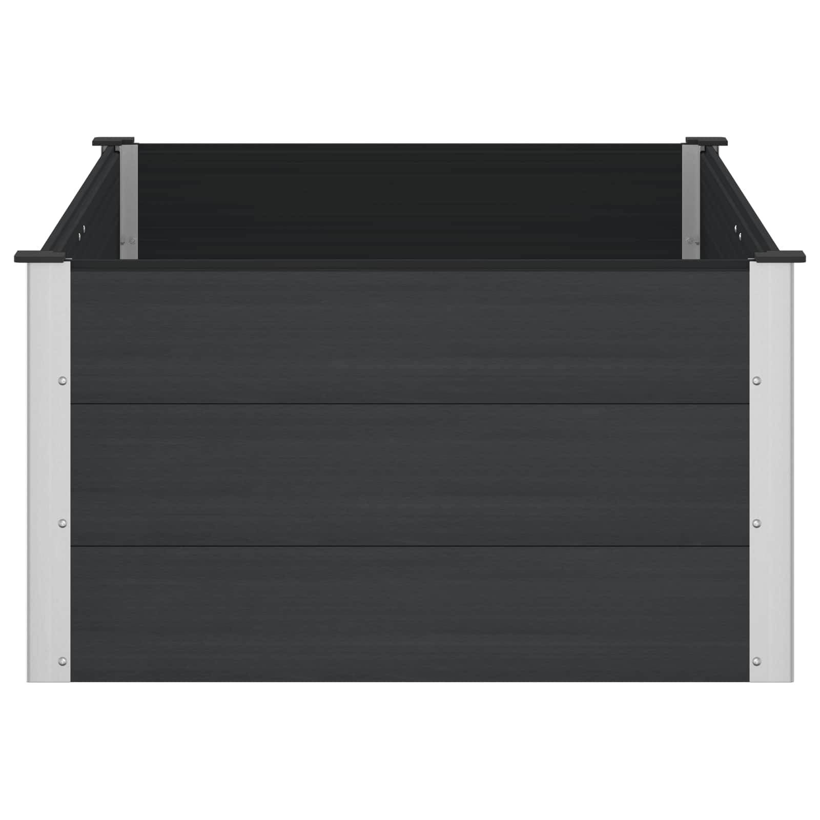 Prolenta Premium - Jardinière aluminium noir 150 x 100 x 54 cm - Prolenta premium p3170.6 - Image 4