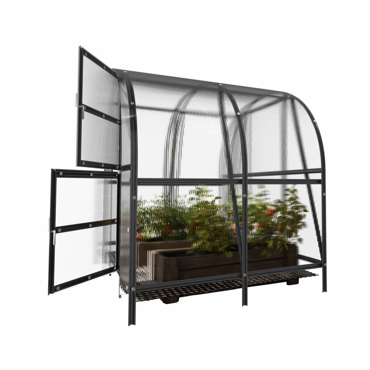 KLASIKA GREENHOUSES - Serre KLASIKA BALTIC LT 3 x 2 m (6 m²), 4 mm avec revêtement en polycarbonate - Image 6