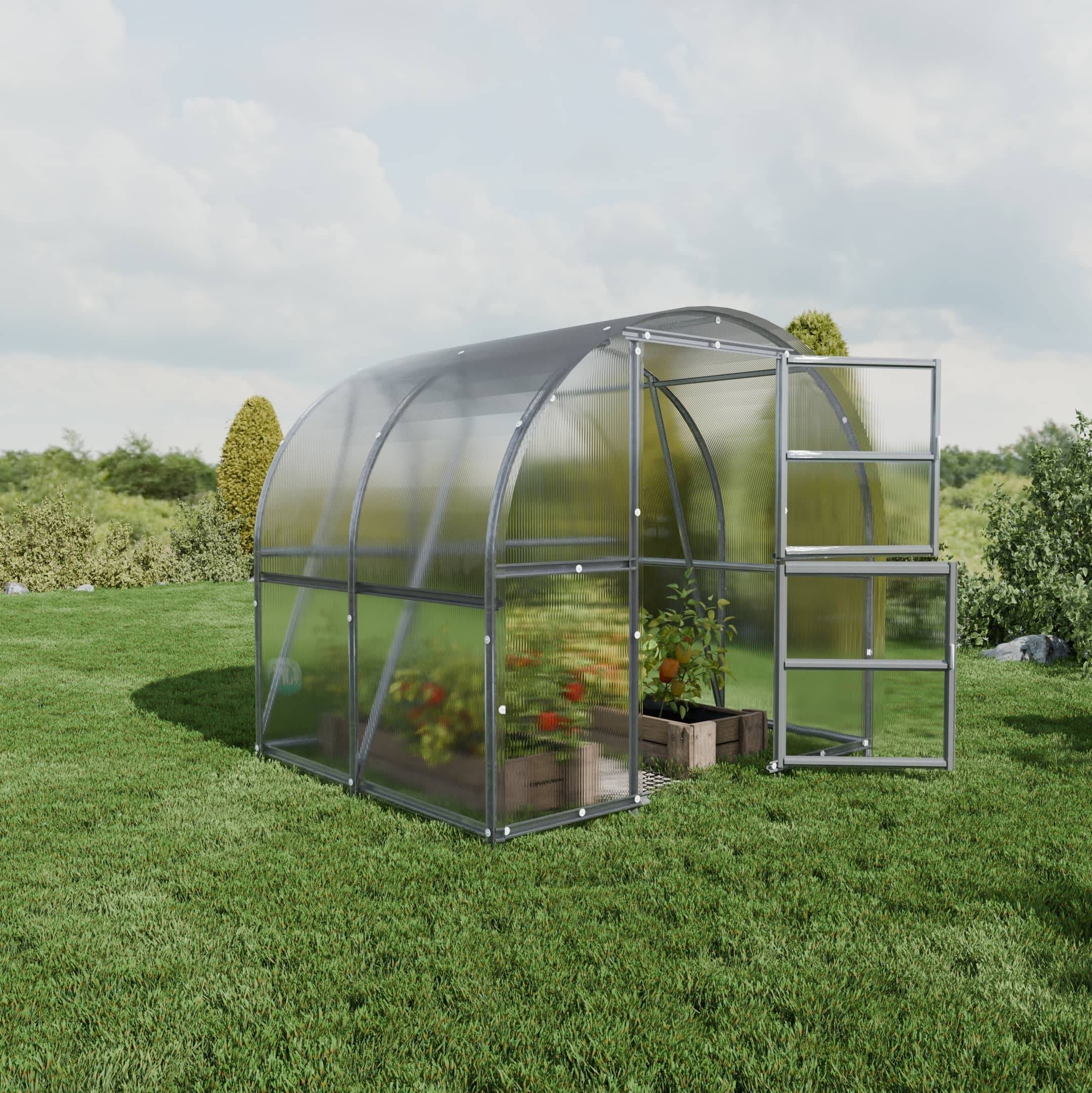 KLASIKA GREENHOUSES - Serre KLASIKA BALTIC LT 3 x 2 m (6 m²), 4 mm avec revêtement en polycarbonate - Image 3