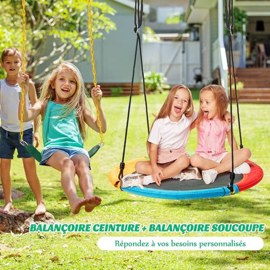 Relaxdays Balançoire Nid 150 Kg - Balançoire De Jardin Jouets D Exterieur Balancoire Nid D Oiseau A L Interieur Relaxdays Balançoire Nid 150 Kg - Balançoire De Jardin Jouets D Exterieur Balancoire Nid D Oiseau A L Interieur