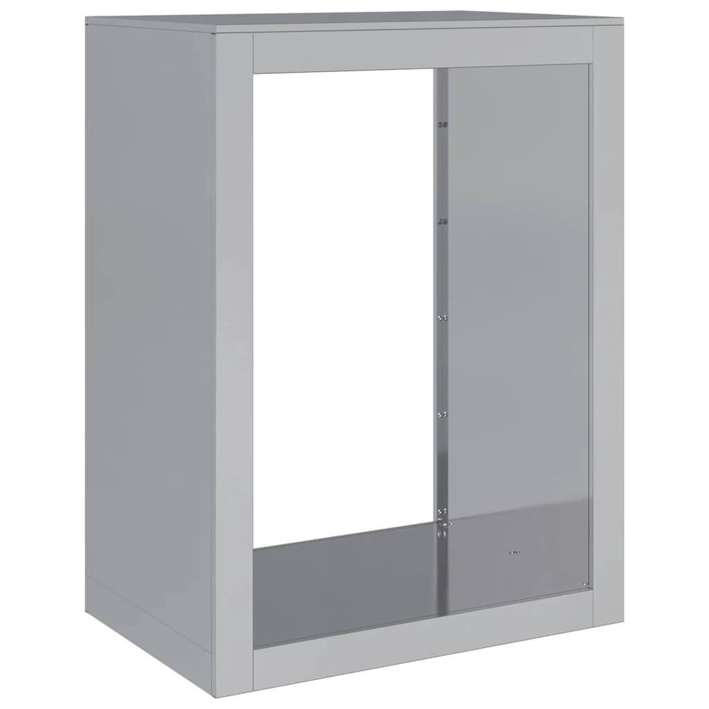 Range bûches en acier galvanisé extérieur jardin anti-rouille 80 cm – ComfortXL Outdoor Living - Image 6