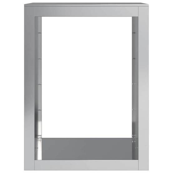 Range bûches en acier galvanisé extérieur jardin anti-rouille 80 cm – ComfortXL Outdoor Living - Image 4